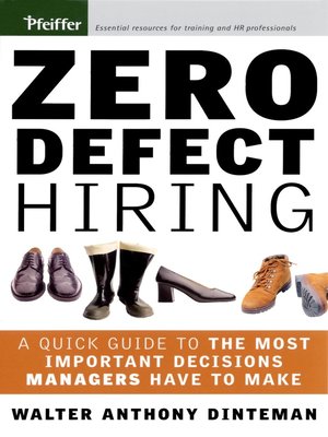 cover image of Zero Defect Hiring